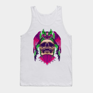 Owl and Skull Tank Top